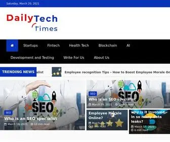 Dailytechtime.com(Daily Tech Times) Screenshot
