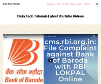 Dailytechtuts.com(Daily Tech Tutorials) Screenshot