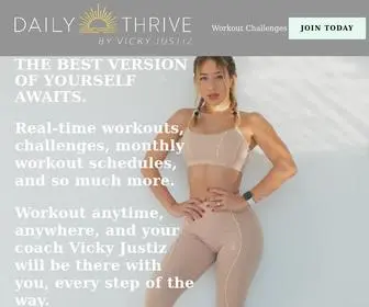Dailythrive.app(Daily Thrive by Vicky Justiz) Screenshot