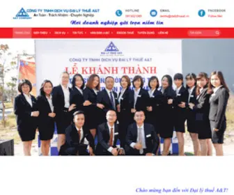 Dailythuequangninh.com(Dịch vụ Đại lý thuế AT) Screenshot