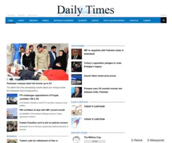 Dailytimes.com.pk(Daily Times) Screenshot