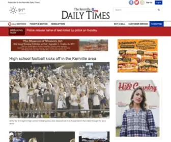 Dailytimes.com(Serving the Texas Hill Country since 1910) Screenshot