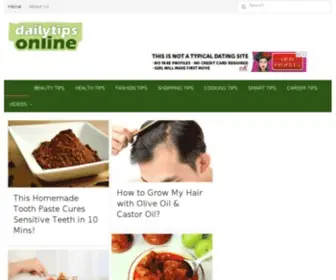 Dailytipsonline.in(Daily Tips Online) Screenshot