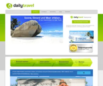 Dailytravel.de(Sonne, Strand und Meer erleben mit den Urluabsreisen von Daily Travel) Screenshot