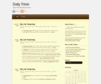 Dailytrixie.com(Daily Trixie) Screenshot