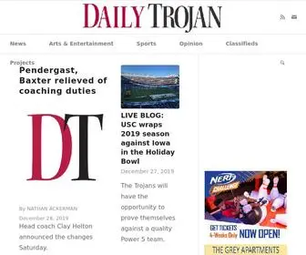 Dailytrojan.com(Daily Trojan Home) Screenshot