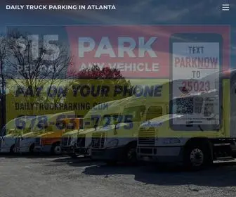 Dailytruckparking.com(DAILY TRUCK PARKING IN ATLANTA) Screenshot