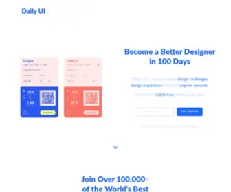 Dailyui.co(Daily UI Design Challenge) Screenshot