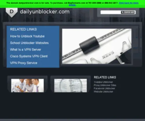 Dailyunblocker.com(Dailyunblocker) Screenshot