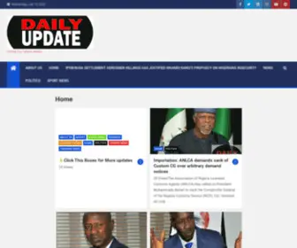 Dailyupdate.com.ng(Daily Update) Screenshot