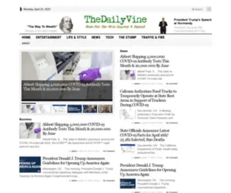 Dailyvine.net(The Daily Vine) Screenshot