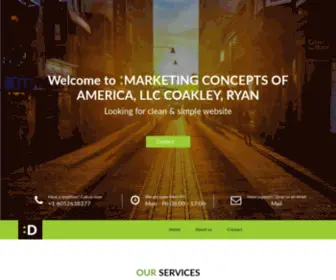 Dailywebdesign.site(MARKETING CONCEPTS OF AMERICA) Screenshot