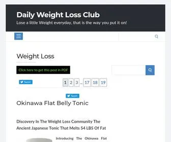 Dailyweightloss.club(Weight Loss) Screenshot