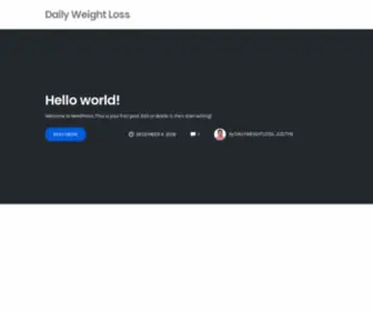 Dailyweightloss.com(The easy way to fast weight loss) Screenshot