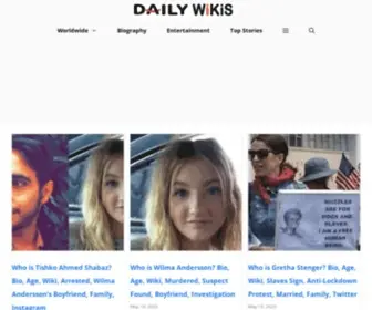 Dailywikis.com(Daily Wikis) Screenshot