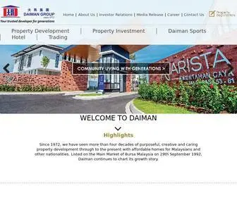 Daiman.com.my(Your Trusted Property Developer for Generations) Screenshot