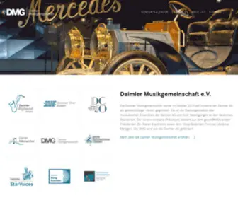 Daimler-Musikgemeinschaft.de(Daimler Musikgemeinschaft) Screenshot