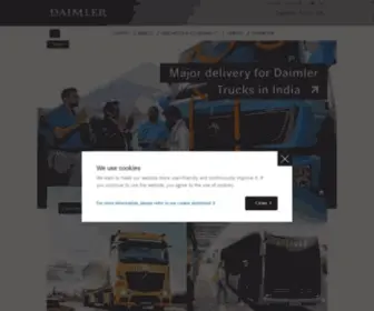 Daimler-Truck.com(Daimler Truck) Screenshot