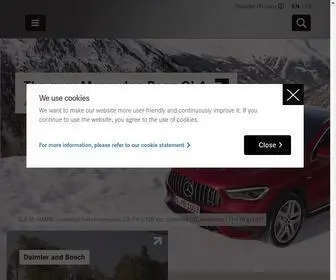 Daimler.com(Information on Daimler AG) Screenshot