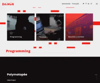 Daimon.qc.ca(DAÏMÔN) Screenshot