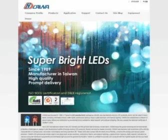 Daina-Led.com(Daina LED manufacturer) Screenshot