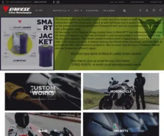 Dainese.me.uk(Dainese D) Screenshot