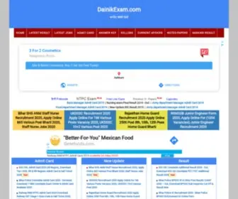 Dainikexam.com(Rojgar Results) Screenshot