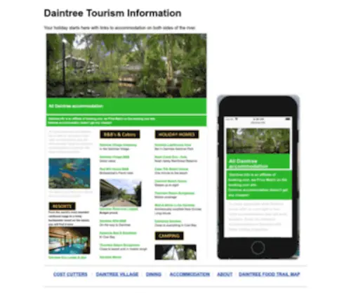 Daintree.info(Daintree Tourism Information) Screenshot