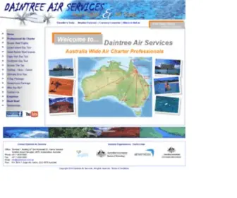 Daintreeair.com.au(Daintree Air Services) Screenshot