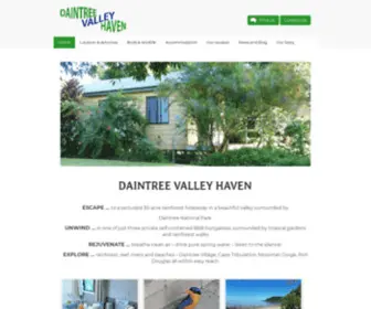 Daintreevalleyhaven.com.au(Daintree Accommodation) Screenshot