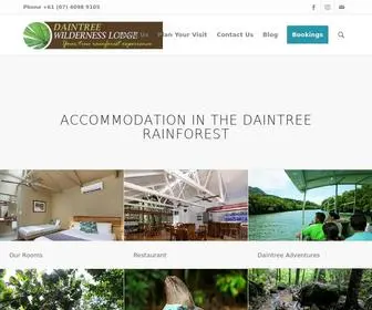 Daintreewildernesslodge.com.au(Daintree Rainforest Accommodation) Screenshot