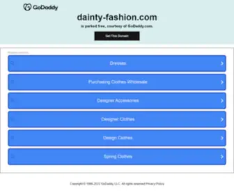 Dainty-Fashion.com(Dainty Fashion) Screenshot