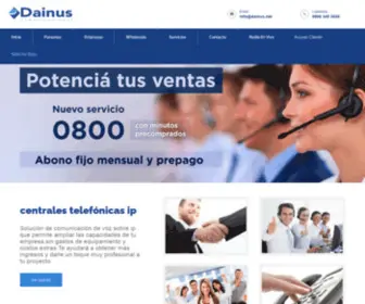 Dainus.net(Telefonía Ip Argentina) Screenshot