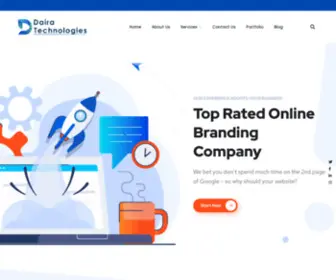 Dairatek.com(Web Designing Company in India) Screenshot