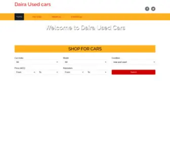 Dairausedcars.com(Daira Used Cars) Screenshot