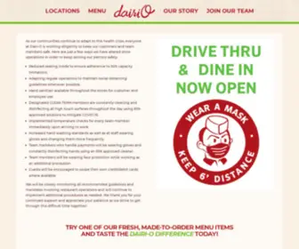 Dairio.com(Dairi-O Restaurants Winston-Salem, Rural Hall, King) Screenshot