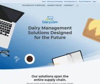 Dairy.com(Dairy Supply Chain Solutions Designed for the Future) Screenshot