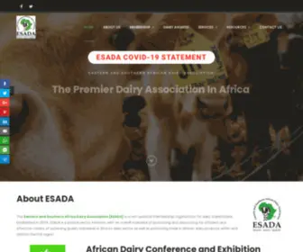 Dairyafrica.com(Eastern and Southern Africa Dairy Association) Screenshot