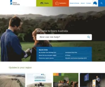 Dairyaustralia.com.au(Dairy Australia) Screenshot