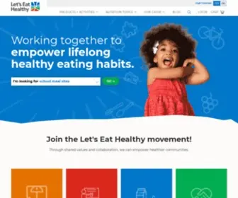 Dairycouncilofca.org(Let's Eat Healthy) Screenshot