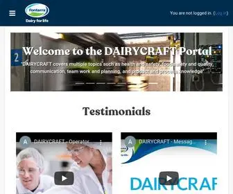 Dairycraft.co.nz(DAIRYCRAFT Portal) Screenshot