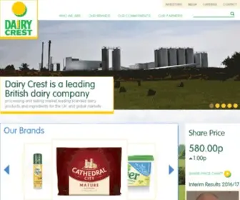 Dairycrest.co.uk(Saputo Dairy UK) Screenshot