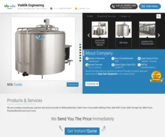 Dairyfarmsolutions.org(VieMilk Engineering) Screenshot