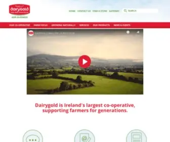 Dairygoldagri.ie(Dairygold Agri Business) Screenshot