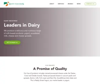 Dairyindustriesjamaica.com(Dairy Industries Jamaica Limited) Screenshot