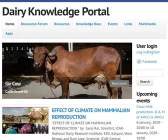 Dairyknowledge.in(Dairy Knowledge Portal) Screenshot