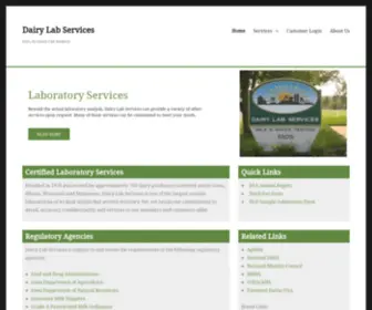 Dairylab.com(Fast, Accurate Lab Analysis) Screenshot