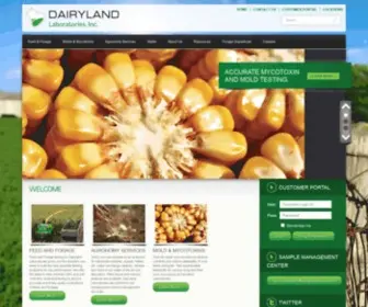 Dairylandlabs.com(Dairyland Laboratories) Screenshot