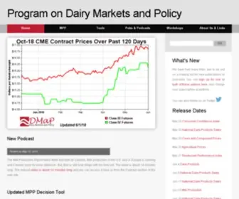Dairymarkets.org(Dairy Markets & Policy) Screenshot