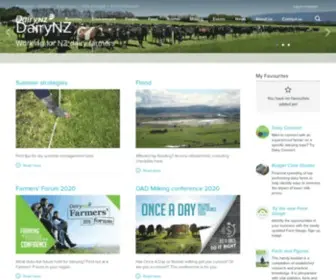 Dairynz.co.nz(DairyNZ) Screenshot